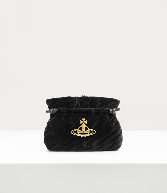 Vivienne Westwood eva small clutch black